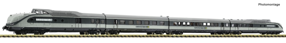 Fleischmann 7770009 - N - 4-tlg. Dieseltriebzug BR 601 Zughotel, Railadventure, Ep. VI - DC-Sound